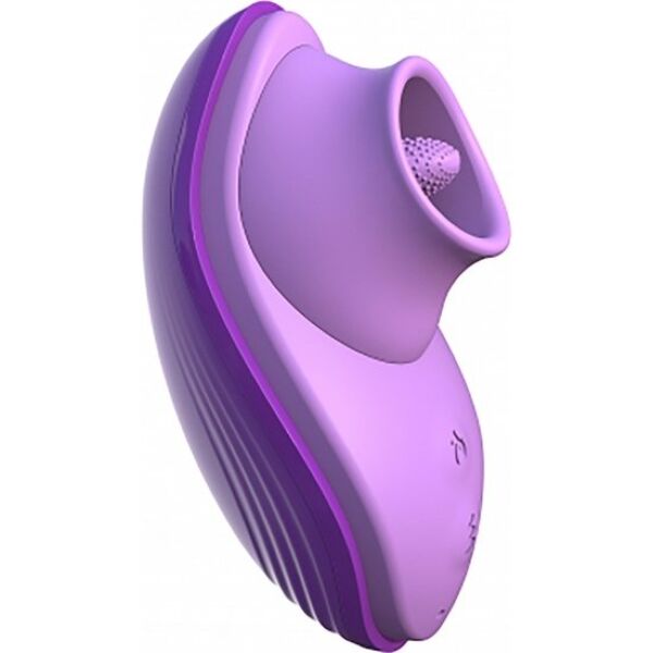 Wibrator Fantasy For Her Silicone Fun Tongue z silikonowym języczkiem i wyjmowaną obwódką