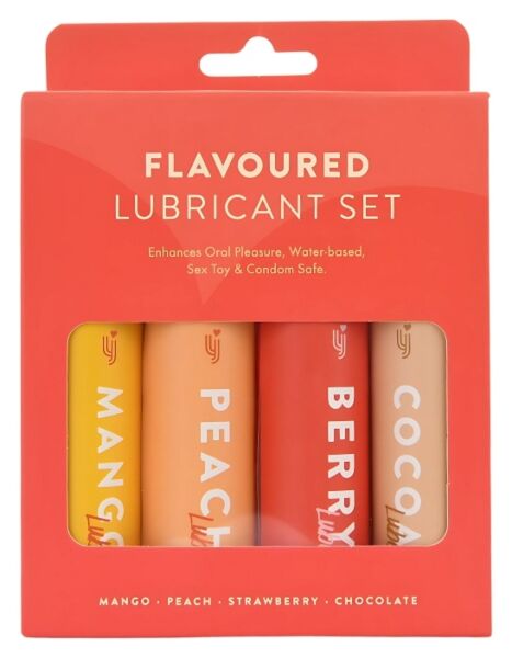 Loving Joy Flavoured Lubricant Set, cztery buteleczki lubrykantu smakowego po 30 ml