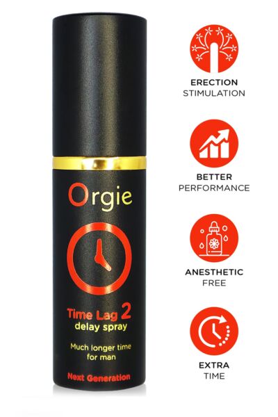 Spray opóźniający Orgie Time Lag 2 w aluminiowej butelce 10 ml