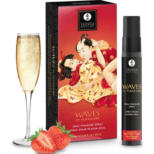 Jadalny spray oralny Shunga Waves of Pleasure, opakowanie 20 ml