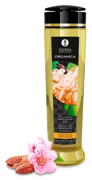 Butelka 240 ml olejku do masażu Shunga Almond Blossom