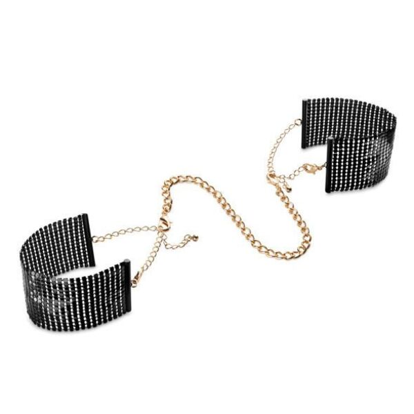 Kajdanki z metalowej siateczki Bijoux Indiscrets Désir Métallique