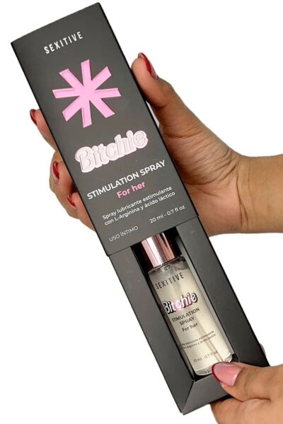 Opakowanie z atomizerem sprayu stymulującego Sexitive Bitchie Stimulation Spray, 20 ml
