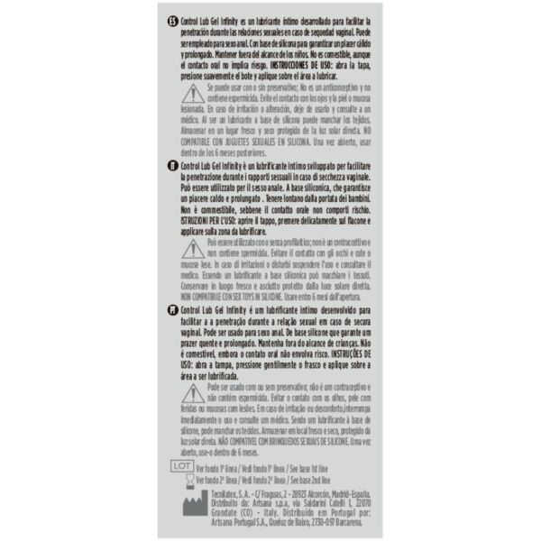 Lubrykant Control Lub Gel Infinity 75 ml