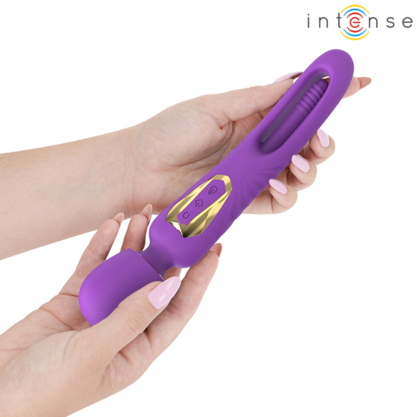Wibrator wand Intense Christy z oscylującym językiem