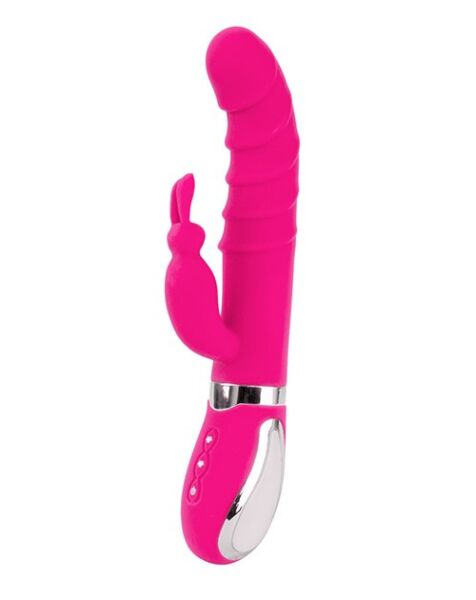 Wibrator króliczek S Pleasures Realistic, dostępny w kolorach różowym i liliowym