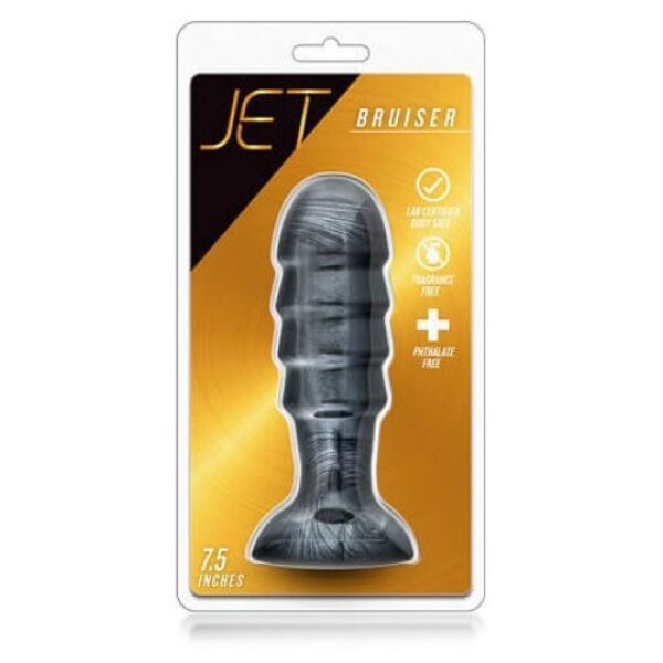 Korek analny Blush Novelties Jet Bruiser z wypustkami i podstawą z przyssawką
