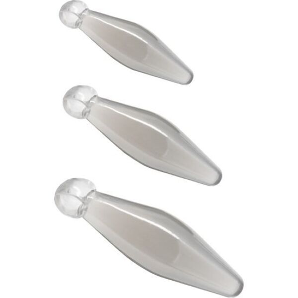 Zestaw trzech rozszerzaczy analnych ToyJoy Finger Rimmer 3 sztuki, w rozmiarach S, M i L