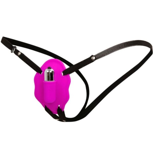 Uprząż strap-on z wibracją Baile Love Rider, z silikonowymi majtkami i wibrującym pociskiem