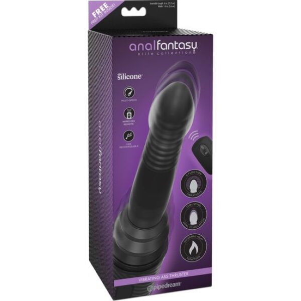 Wibrator analny Anal Fantasy Elite Ass Thruster marki Pipedream z przyssawką