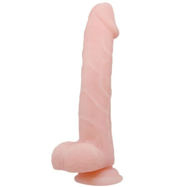 Realistyczne dildo Baile 22 cm z żyłkami i przyssawką u podstawy