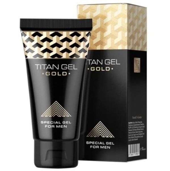 Opakowanie żelu do penisa Titan Gel Gold, 50 ml