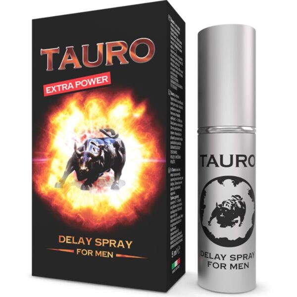 Spray opóźniający Tauro Extra 5 ml, ziołowy, bez anestetyków