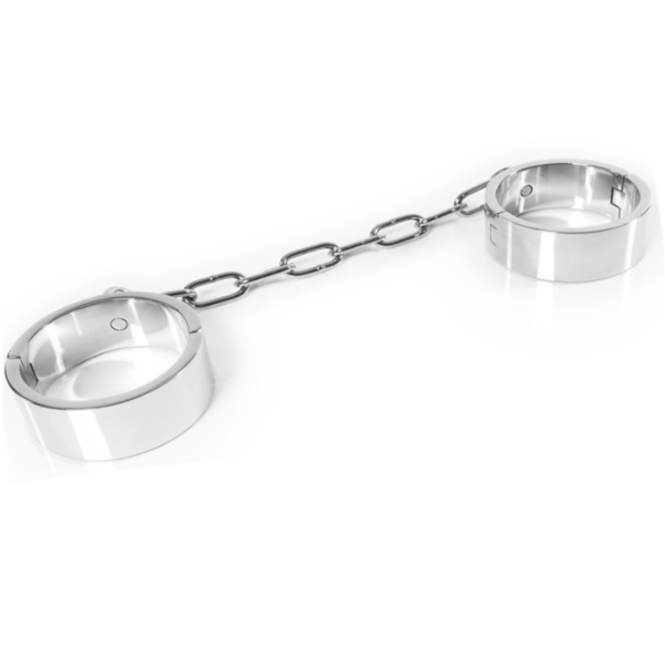 Kajdanki na kostki Metal Hard Ankle Handcuffs z kluczem imbusowym