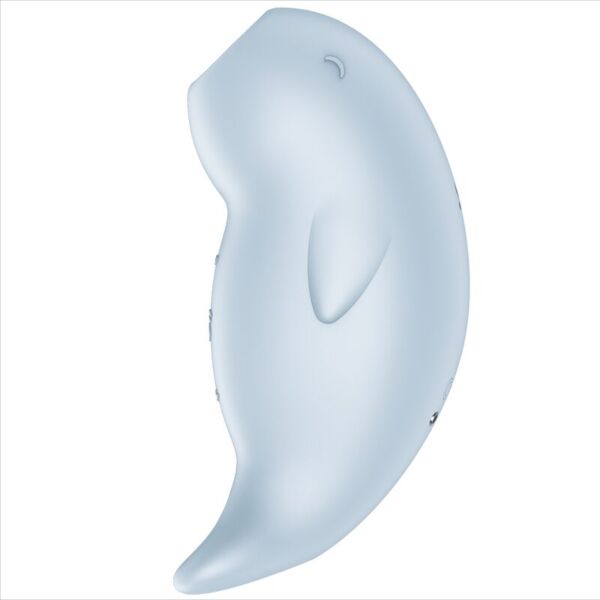 Stymulator ssący łechtaczki Satisfyer Seal You Soon w kształcie zwierzęcia morskiego, w jasnoniebieskim kolorze