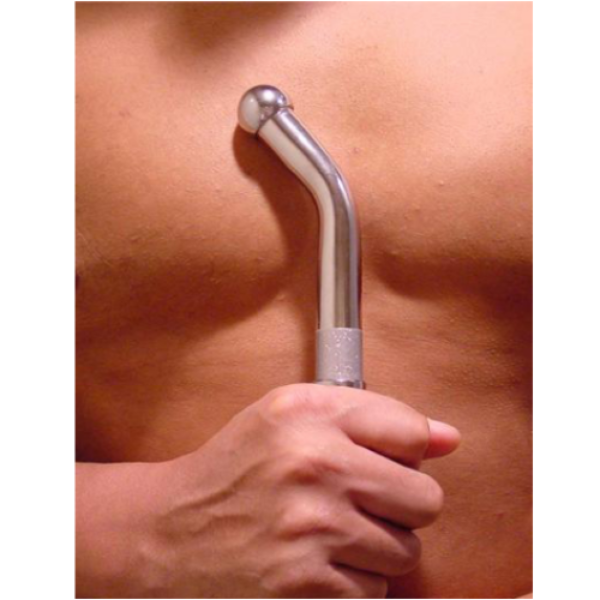 Metalowy irygator intymny Metal Hard G-Spot 20,1 cm do płukania pochwy
