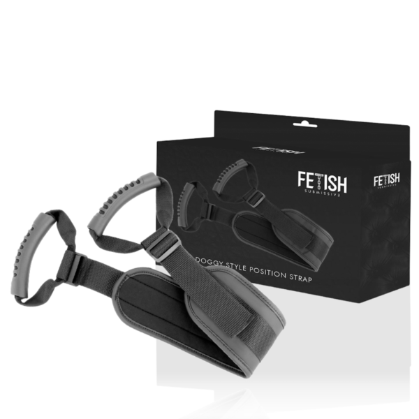 Uprząż Fetish Submissive Doggy Style Harness z wyściółką i regulowanymi paskami