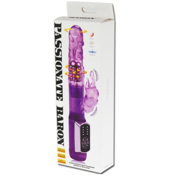 Wibrator rabbit Baile Passion Baron z dotykowym panelem sterowania