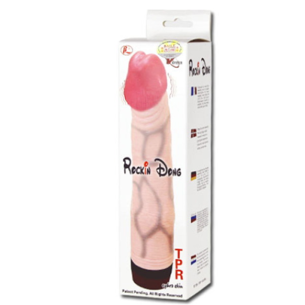 Realistyczne dildo Baile Rockin Dong z wibracjami o wielu prędkościach