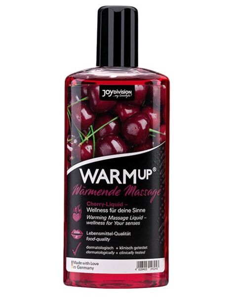 Opakowanie olejku do masażu z efektem ciepła Joydivision WARMup 150 ml