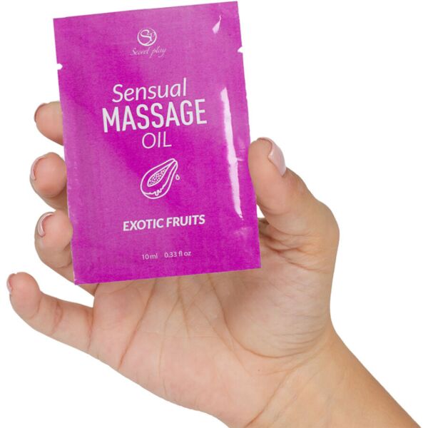 Saszetka olejku do masażu Secret Play Egzotyczne Owoce, 10 ml