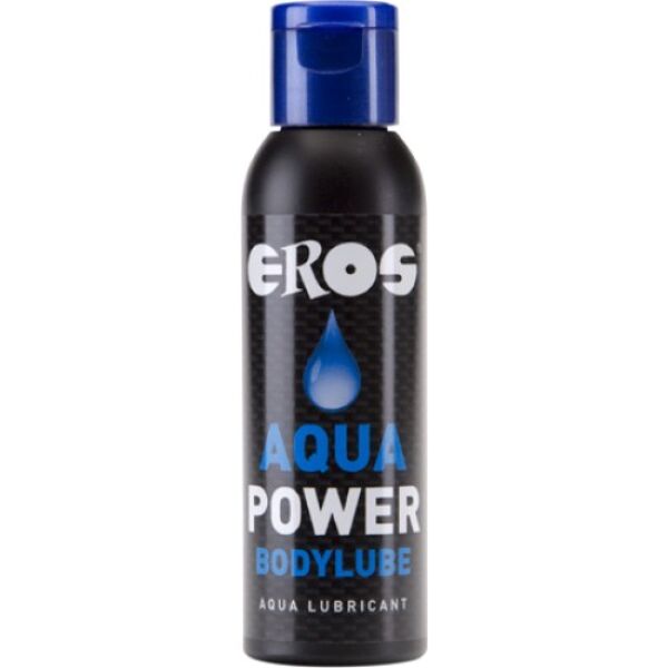 Butelka z pompką z lubrykantem na bazie wody Eros Aqua Power 50 ml