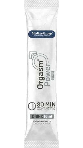 Suplement diety w płynie Medica Group Orgasm Power Drink, 10 ml, smak wiśniowy