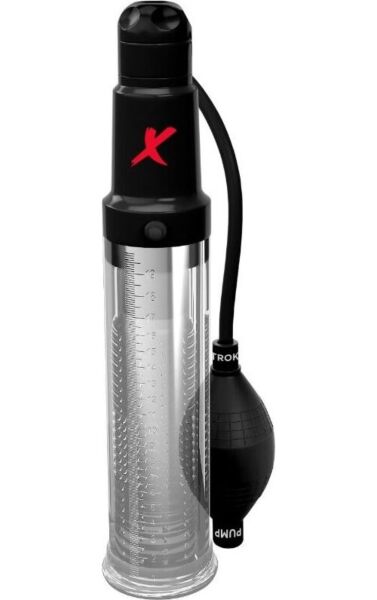 Pompka erekcyjna i masturbator PDX Elite Suck N Pump Stroker od Pipedream z przezroczystą tubą