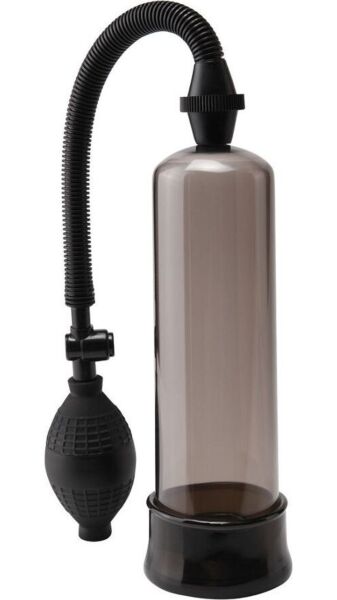 Ręczna pompka do penisa Pump Worx Beginner's Power Pump z gruszką i przezroczystymi tubami