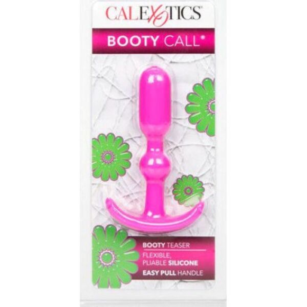 Korek analny Booty Call Booty Teaser z wypukłościami i uchwytem do wyjmowania