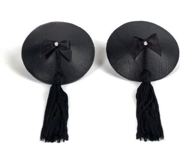 Naklejki na sutki z frędzlami Bijoux Indiscrets Burlesque Pasties Classic