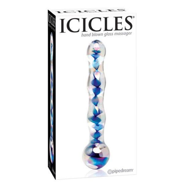 Szklany masażer Pipedream Icicles N. 8