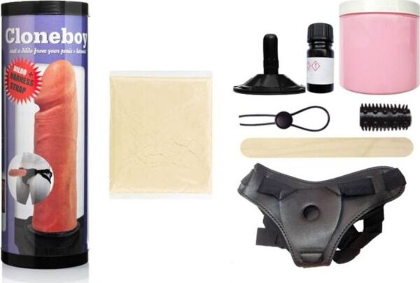 Zestaw do klonowania penisa Cloneboy Dildo & Harness Strap do zrobienia dildo z uprzężą strap-on