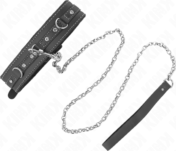 Obroża ze smyczą Kink z PVC 105 cm