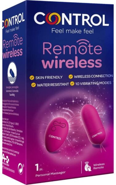 Wibrujące jajeczko Control Remote Wireless z bezprzewodowym pilotem