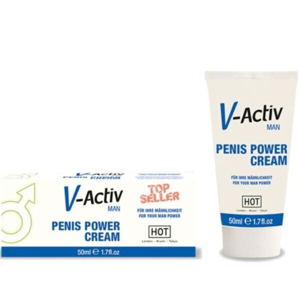 Krem intymny dla mężczyzn HOT V-ACTIV, opakowanie 50 ml