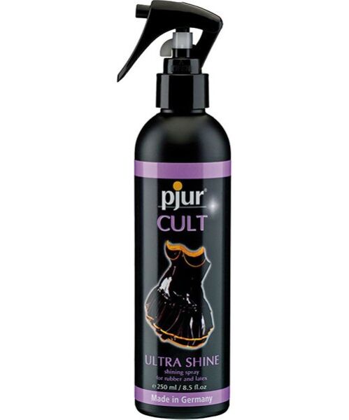 Spray do lateksu Pjur Cult Ultra Shine 250 ml do ubrań z lateksu i gumy