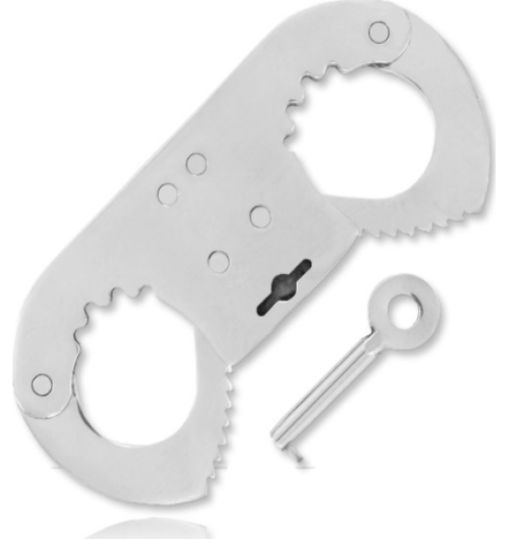 Metalowe kajdanki na palce Metal Hard Thumb Cuff