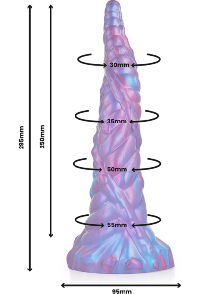 Dildo Epic Nokken z podstawą z przyssawką
