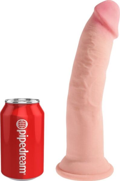 Realistyczne dildo Pipedream King Cock Plus Triple Density z podstawą w formie przyssawki