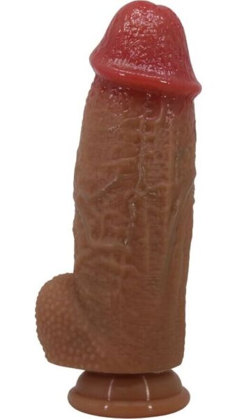 Realistyczne dildo silikonowe Pretty Love Achille z przyssawką u podstawy