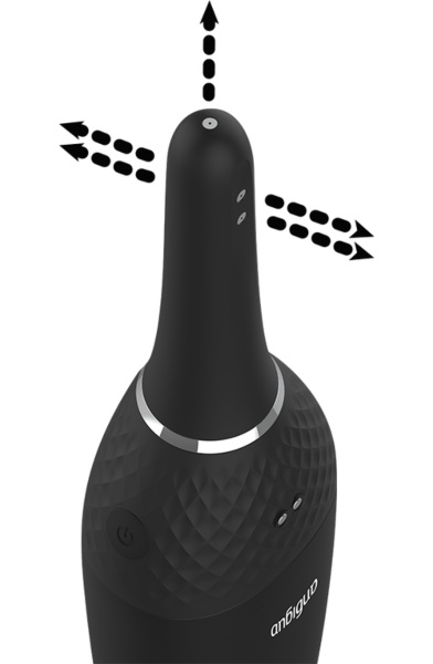 Automatyczny dousz analowy Anbiguo Ultimate Rechargeable ze zbiornikiem i stożkową końcówką