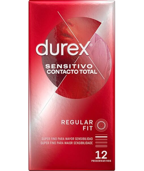 Opakowanie 12 prezerwatyw Durex Sensitive Super Cienkie