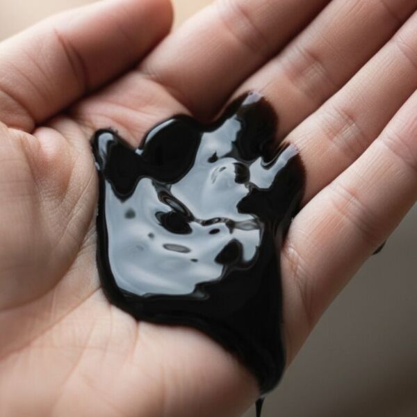 Butelka lubrykantu EROS Black Touch 150 ml w czarnym kolorze