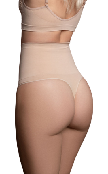 Bezszwowe stringi modelujące Bye Bra z wysokim stanem