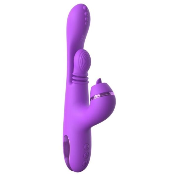 Fioletowy wibrator rabbit Fantasy For Her Intimotion Pulse Pro