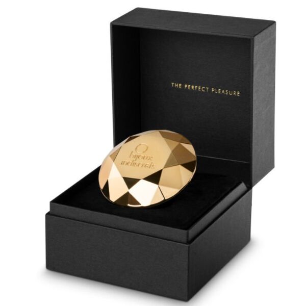 Wibrator do łechtaczki Bijoux Indiscrets Twenty One w kształcie złotego diamentu