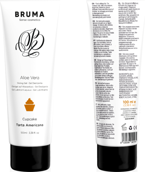 Opakowanie lubrykantu na bazie wody Bruma Aloe Vera