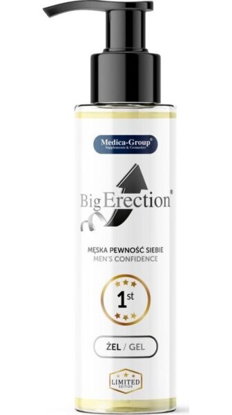 Opakowanie żelu intymnego BigErection Gel 150 ml marki Medica Group
