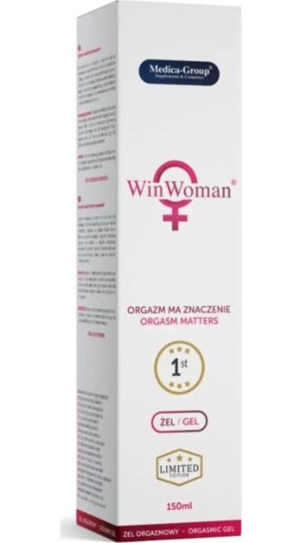 Opakowanie 150 ml żelu intymnego WinWoman Gel marki Medica Group